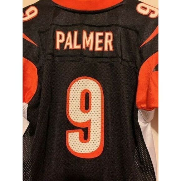 CINCINNATI BENGELS CARSON PALMER SIZE YOUTH XL REEBOK JERSEY - Picture 2 of 6